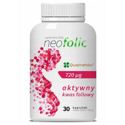 NEOFOLIC aktywny kwas foliowy, 30kaps.