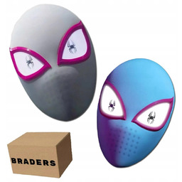 Maska SpiderMan Gwen Stacy Świecące Oczy Led COSPLAY