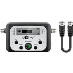 Miernik satelitarny z elektronicznym wskaźnikiem poziomu sygnału