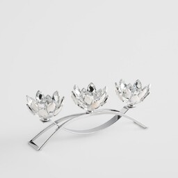 Świecznik potrójny Cristal shine small trio