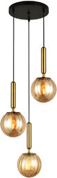 Lampa nad stół wisząca nowoczesna Ravena PND-2324-3A BRO+AMB