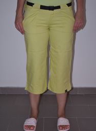 3/4 spodnie damskie UAX DIVKAPRI Wax Yellow