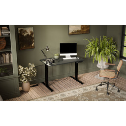 Biurko z regulacją wysokości elektryczne antracyt mat 121