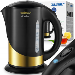 Czajnik Elektryczny Zelmer Bezprzewodowy Płaska Grzałka Cichy 1,7L