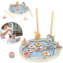 VIGA PolarB Drewniana Gra Łowienie Rybek