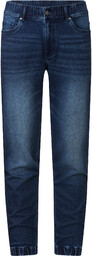 LIVERGY Joggery jeansowe męskie, relaxed fit Ciemnoniebieski