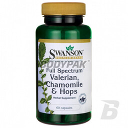 Swanson FS Waleriana Rumianek i Chmiel 60 kaps