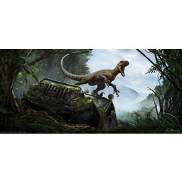 PUZZLE Dinozaury Jurassic Park World A3 252 el