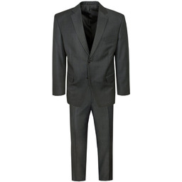 Garnitur Dwuczęściowy Grafit, Elegancki, Zapinany na Dwa Guziki,