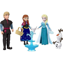 Mattel Disney Frozen Anna, Elsa, Kristoff i Olaf,