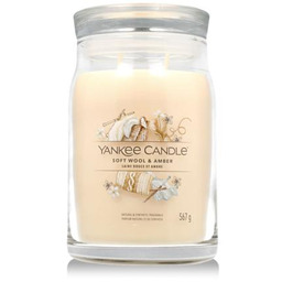 Yankee Candle Signature Soft Wool & Amber świeczka