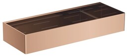 Omnires Uni koszyk prysznicowy 30x11 cm miedź połysk