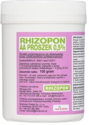 Ukorzeniacz ogrodniczy Rhizopon Aa 100g hormonalny rizopon sadzonki