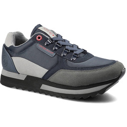 Cross Jeans Granatowe Sneakersy Męskie Modne Buty