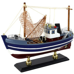 Statek Kolekcjonerski Drewniany Kuter Rybacki