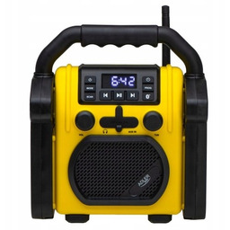 Adler Radio budowlane z Bluetooth Ipx 54