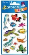 Naklejki Z-DESIGN-zwierzęta morskie AVERY ZWECKFORM 42szt. /55712/