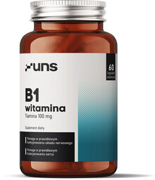 UNS B1 Witamina Tiamina 100mg 60vegcaps