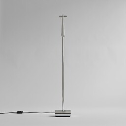 Lampa Podłogowa 101 COPENHAGEN, ściemnialny, metaliczny, salon, aluminium,