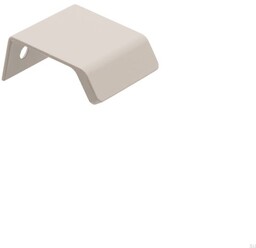 Uchwyt meblowy krawędziowy Side 40 Aluminiowy Szary