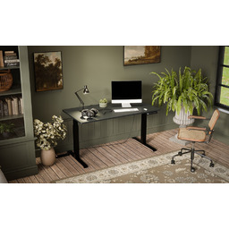 Biurko z regulacją wysokości elektryczne antracyt mat 150