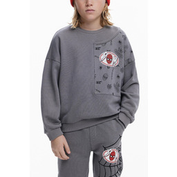 Desigual Bluza z naszywką Spiderman