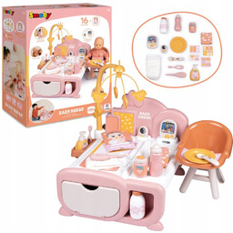 Kącik Opiekunki dla lalki elektroniczny Baby Nurse Krzesełko