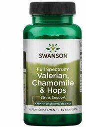 SWANSON Full Spectrum Valerian, Chamomile & Hops -