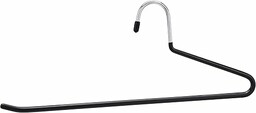 Amazon Basics Wieszaki na spodnie/szorty, łatwe zsuwanie, chrom,