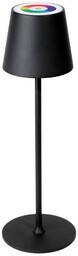 Lampka biurkowa stołowa restauracyjna czarna 1,5W RGB +