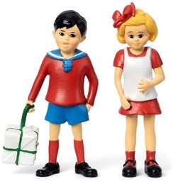 Figurki Tommy i Annika Pippi