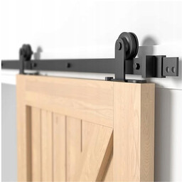 System Drzwi Przesuwanych Barn Door Loft Szyna Czarny