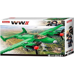 Sluban Klemmbausteine SL95559, WWII - aliancki bomber (312