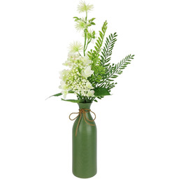 Flair Flower Sztuczne kwiaty aranżacja hortensji czarodziejski orzech