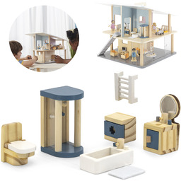 VIGA PolarB Zestaw Mebelków do Domku dla Lalek