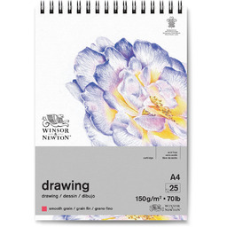 Winsor&Newton, blok rysunkowy, gładki, format A4, 150 g,