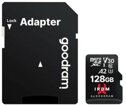 Goodram Karta pamięci IRDM microSD 128GB + adapter