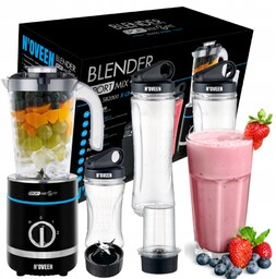 Noveen Blender Kielichowy Do Koktajli I Smoothie 3x