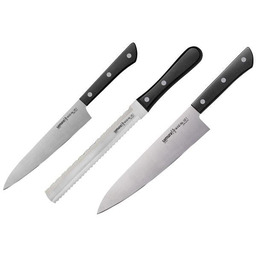 Samura Harakiri zestaw 3 noży kuchennych SHR-0230B