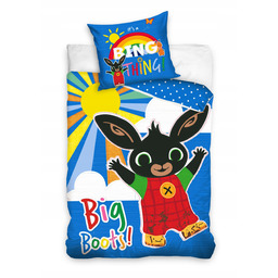 Pościel dziecięca bawełniana Królik Bing Flop Bawełna 160x200