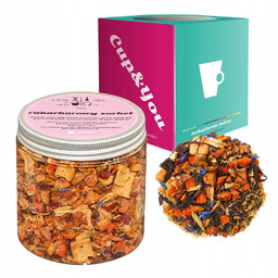 Herbata owocowa RABARBAROWY SORBET jabłka jagody goji liść