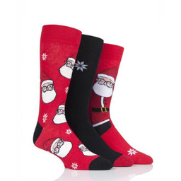 Wild Feet Męskie kolorowe skarpety - MIKOŁAJ -