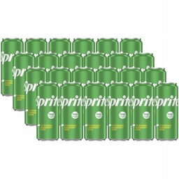 Sprite napój gazowany o smaku cytrynowym 330ml x