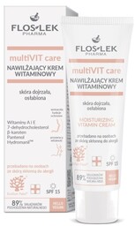 FLOSLEK PHARMA MultiVIT Care Nawilżający Krem witaminowy SPF15