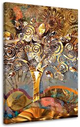 Obraz na płótnie, Drzewo miłości - G. Klimt