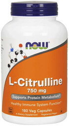 Now Foods, L-Citrulline, L-Cytrulina 750