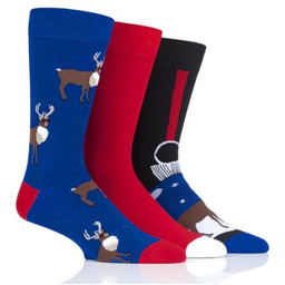 Wild Feet Kolorowe skarpety Męskie - RENIFER