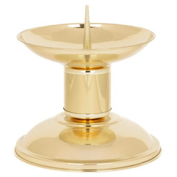 Lichtarz mosiężny 12 cm