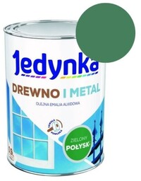 JEDYNKA Emalia Drewno i Metal zielony połysk 0,9L