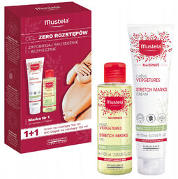 Zestaw Mustela Maternite Cel Zero Rozstępów, krem, 150